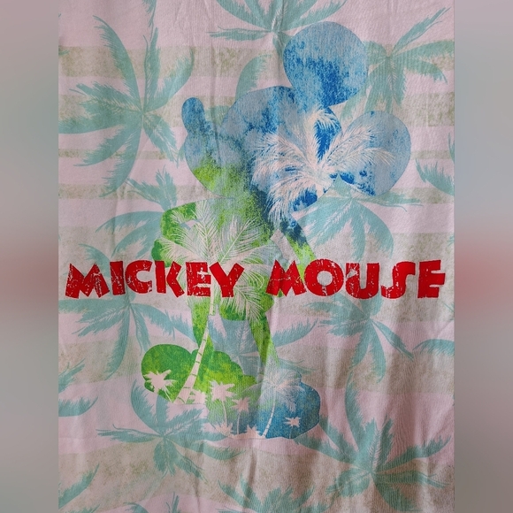 NWT Disney Parks Hong Kong Hawaiian Mickey Shirt. Womens size XS - Picture 3 of 6
